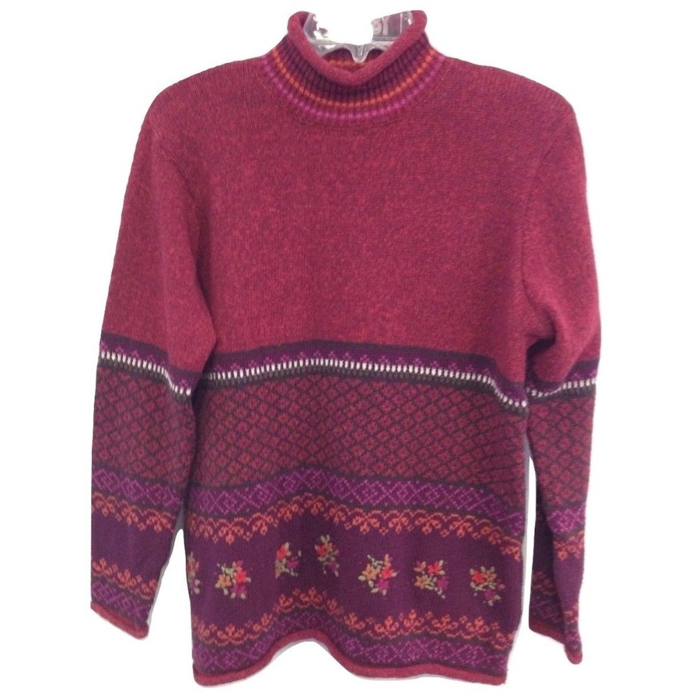 New BON TON Studio Work Winter Sweater Fair Isle